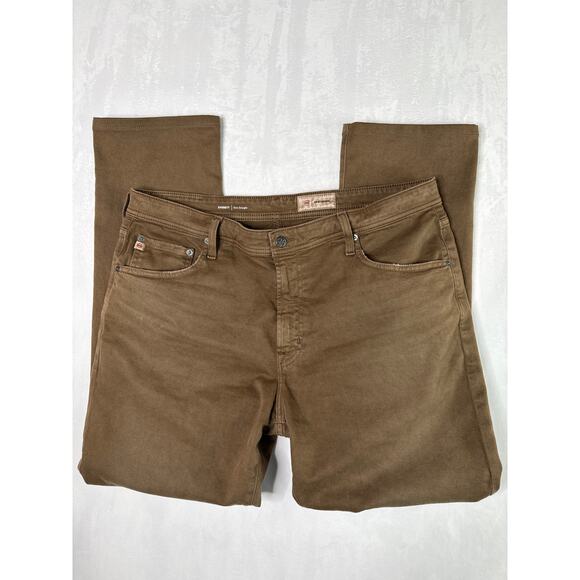 AG-ED Denim Everette Slim Straight Mid Rise Adriano Goldschmied Pants Size 38 - Picture 7 of 14